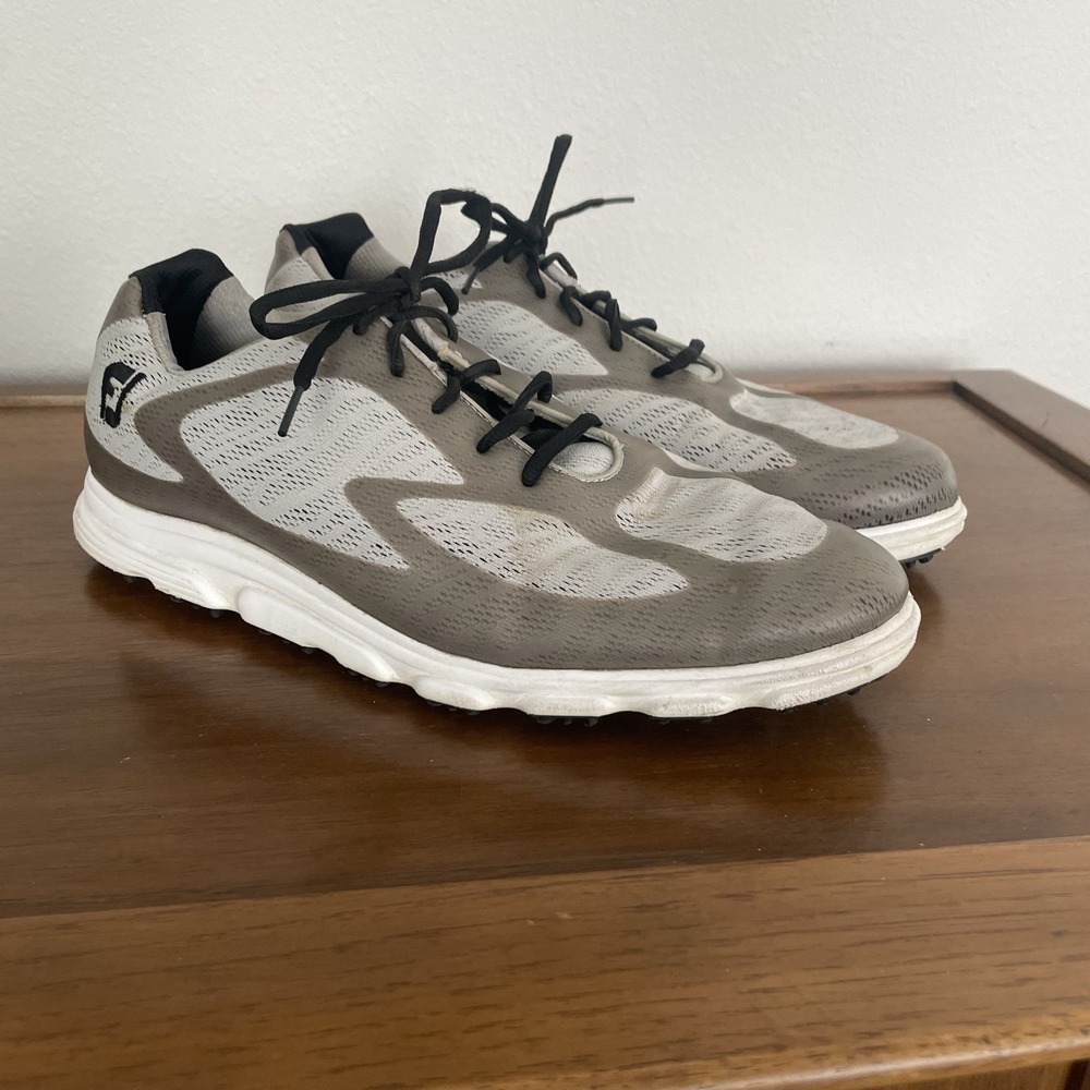 Footjoy Shoes Men Size 11.5 M Superlites XP Spikeless Lace Up Golf G58025